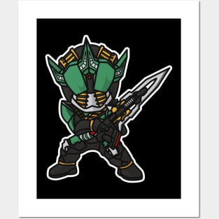 Kamen Rider Zeronos (Altair Form) Chibi Style Kawaii Posters and Art